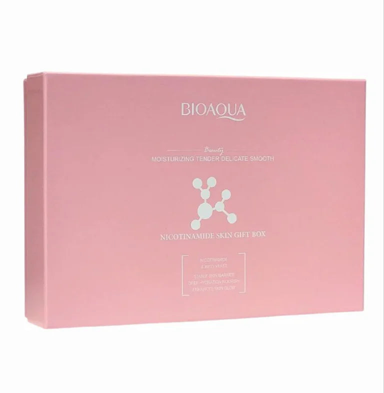 Kit Nicotinamida🧬- Aclarante Reparador - Caja De Lujo Bioaqua x6 Productos – Cuidado Facial – SkinCare