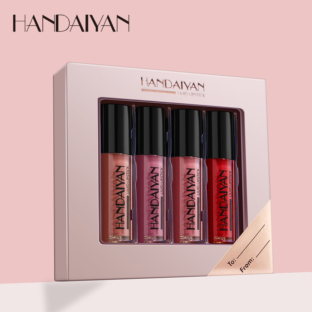 SET DE LABIALES HANDAIYAN x4 UND💄💋