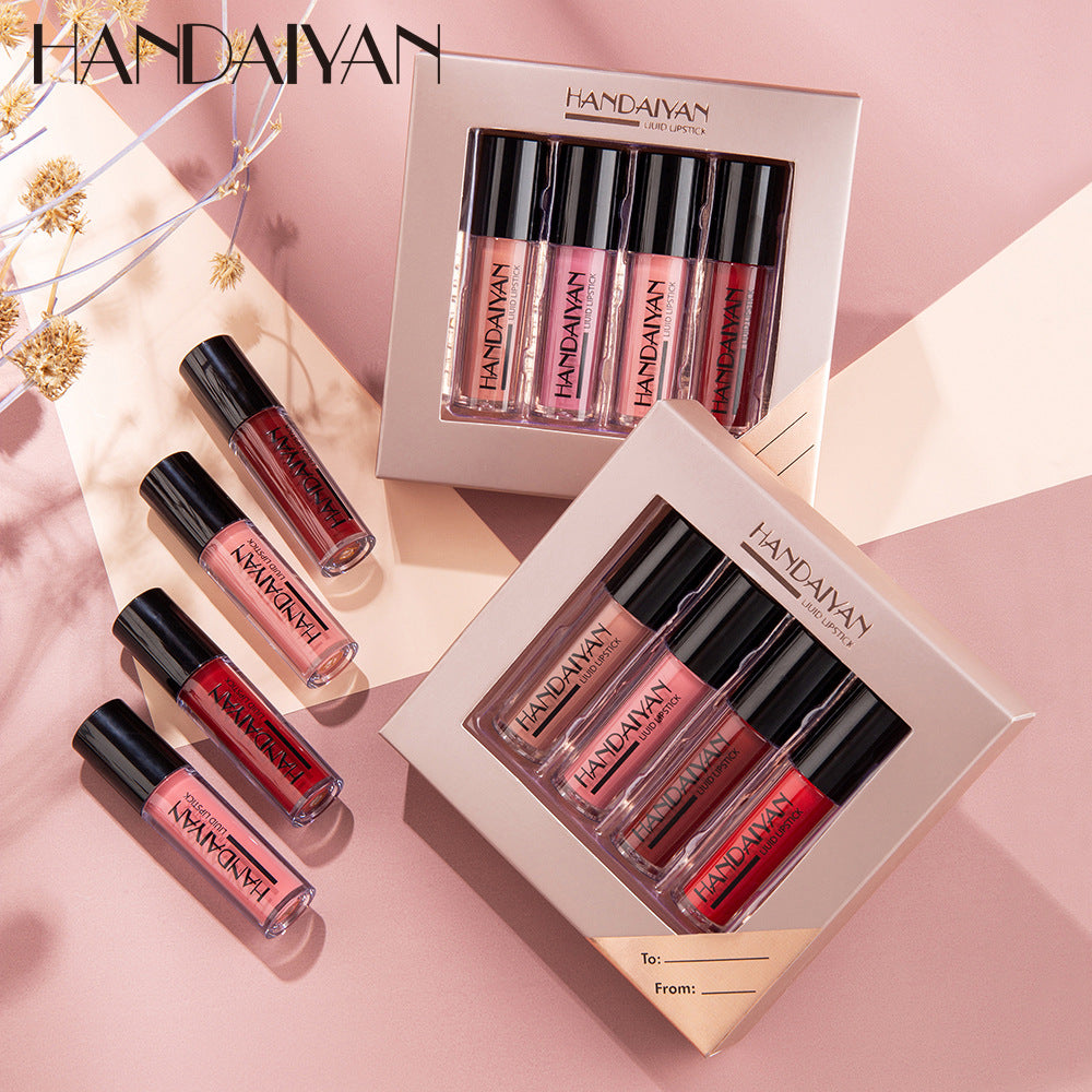 SET DE LABIALES HANDAIYAN x4 UND💄💋