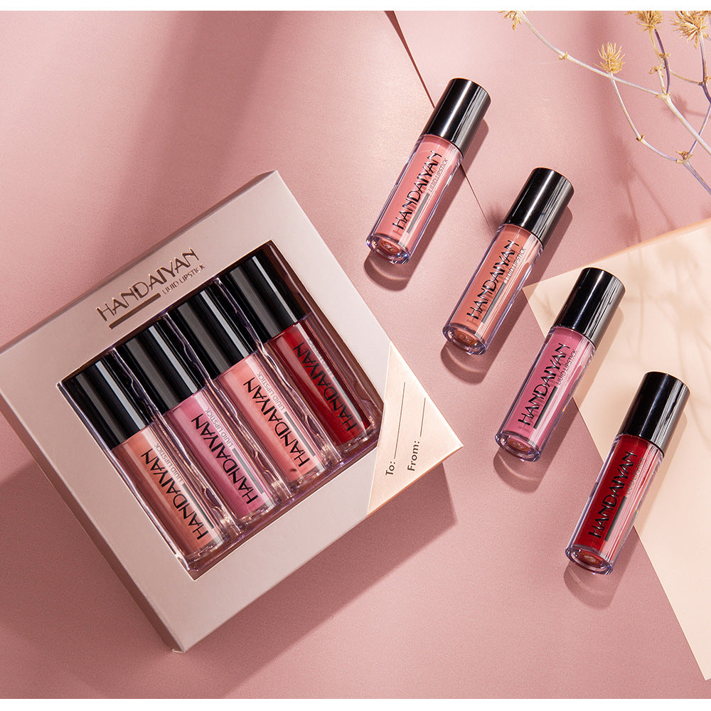 SET DE LABIALES HANDAIYAN x4 UND💄💋