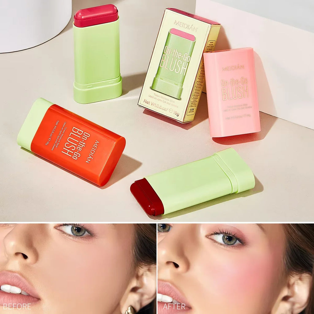 💖 Nuevo Blush en Stick On-the-Go - Rubor 3 EN 1💖🍑🌸