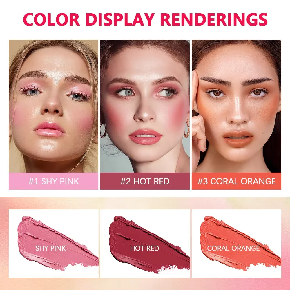 💖 Nuevo Blush en Stick On-the-Go - Rubor 3 EN 1💖🍑🌸