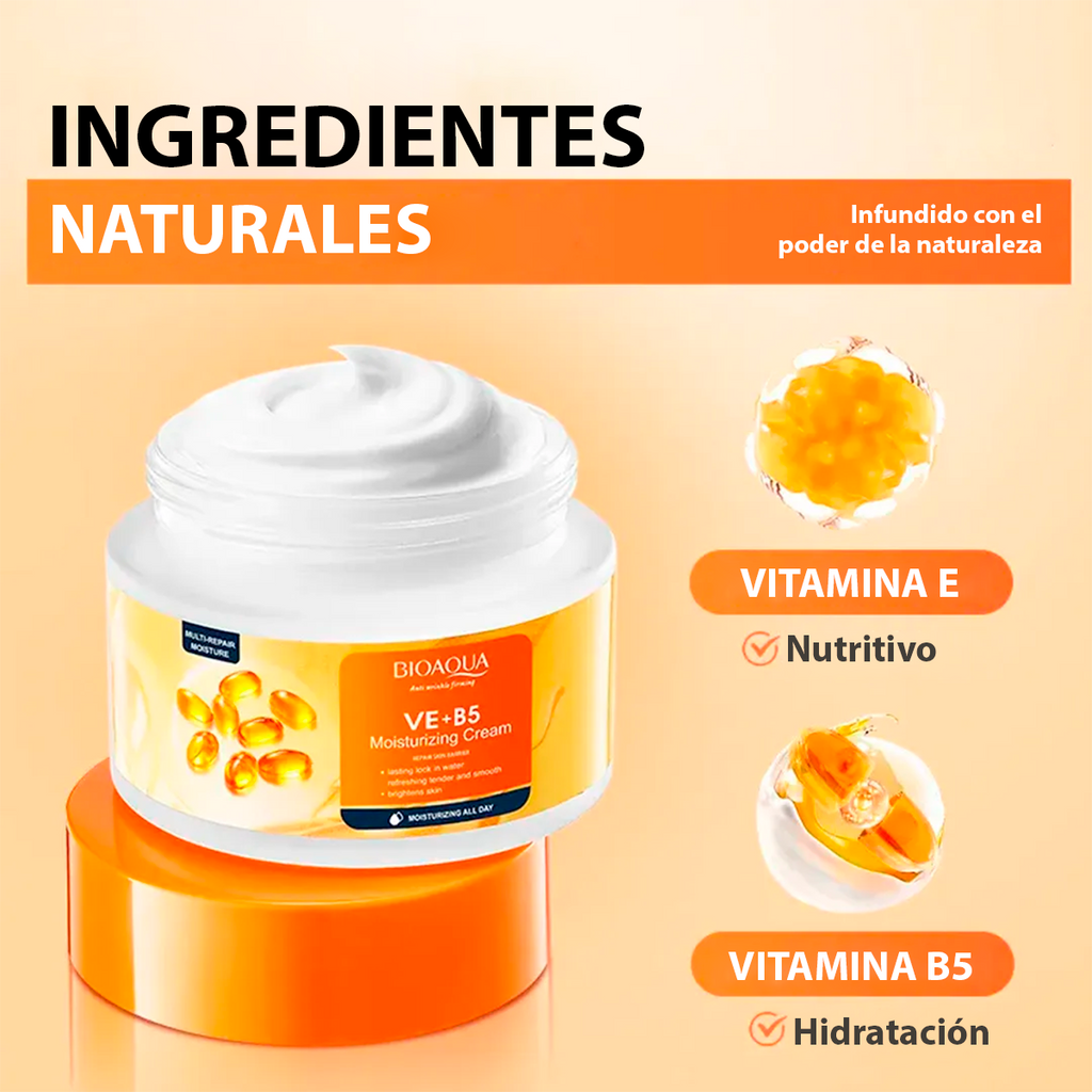 Kit VitaminaE+B5💊 - Caja De Lujo Bioaqua x6 Productos - Una Piel Visiblemente más Joven 💖