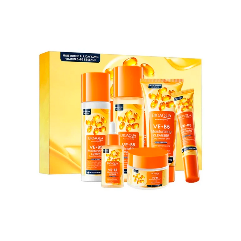 Kit VitaminaE+B5💊 - Caja De Lujo Bioaqua x6 Productos - Una Piel Visiblemente más Joven 💖
