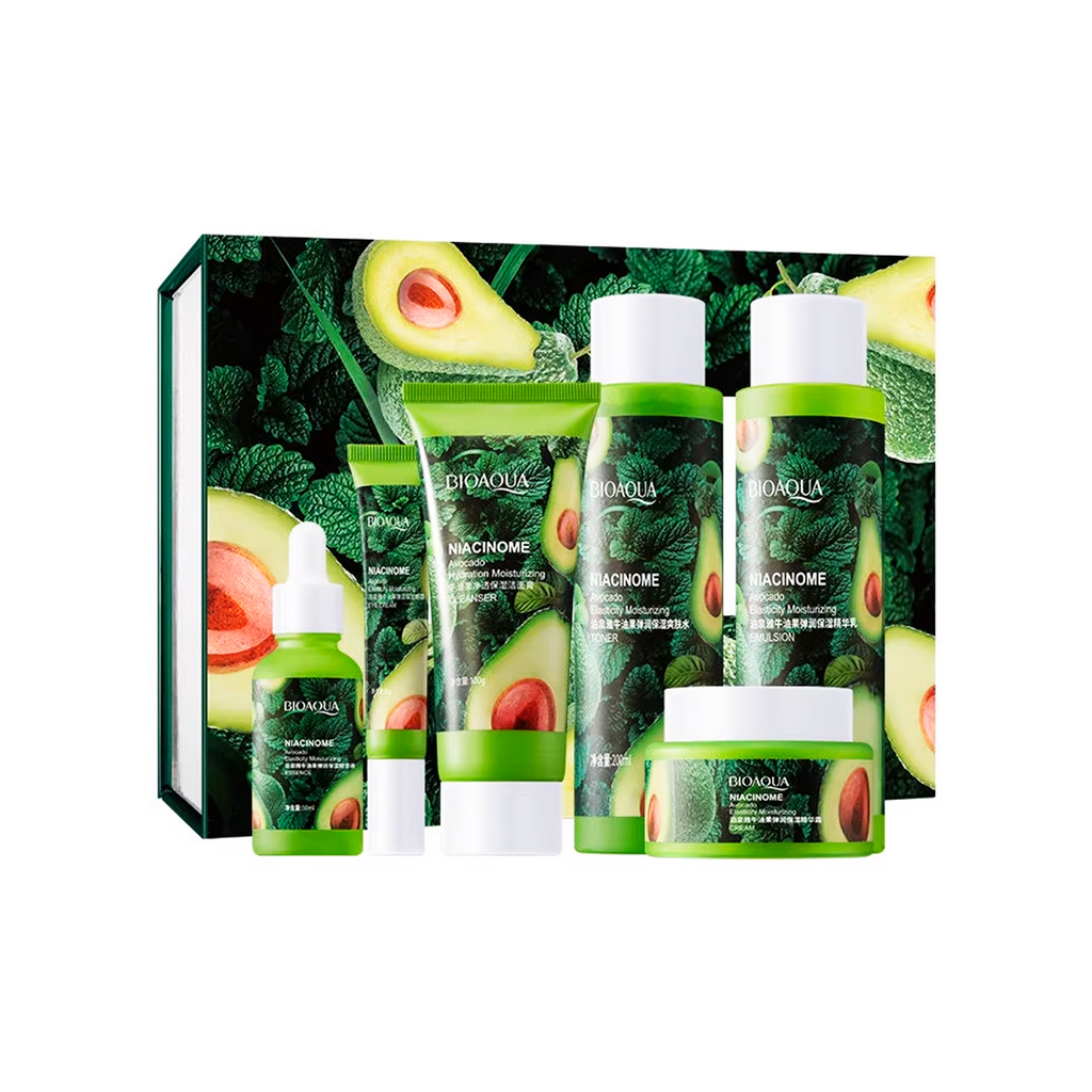 Kit Aguacate Bioaqua🥑- Caja De Lujo x6 Productos - Piel Radiante Todos los Días 🥑✨