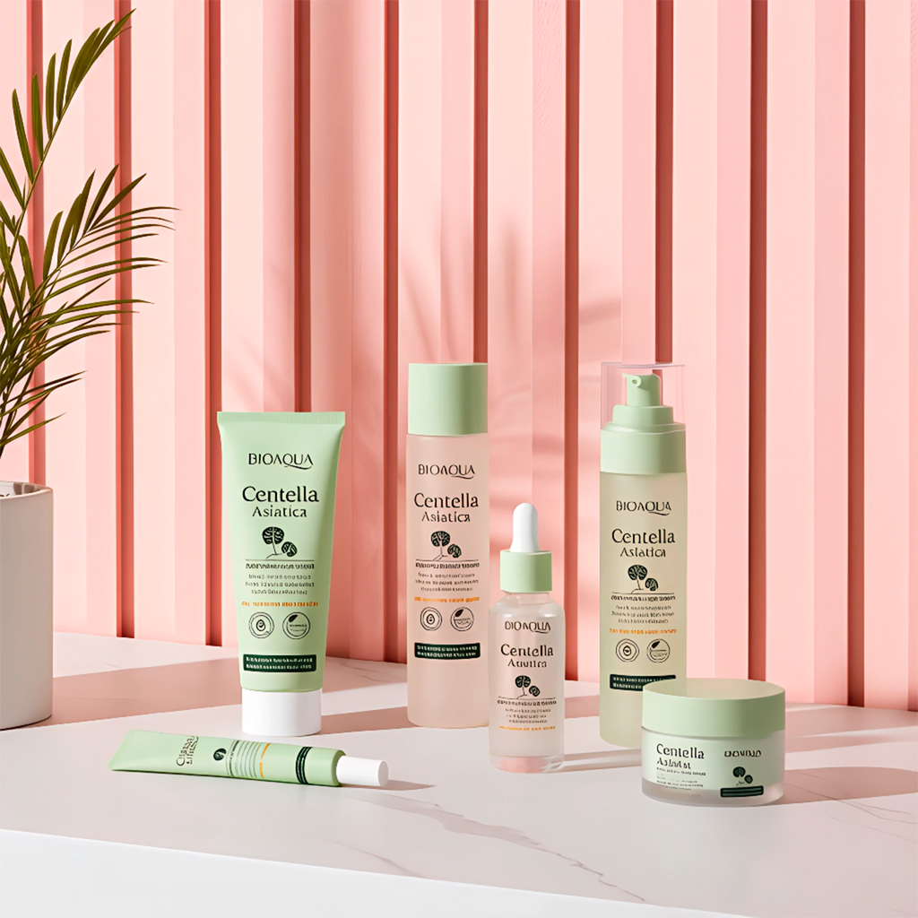 Kit Centella Bioaqua🍀 – Antiinflamatorias Antioxidantes Cicatrizantes - Caja De Lujo x6 Productos – Cuidado Facial – SkinCare
