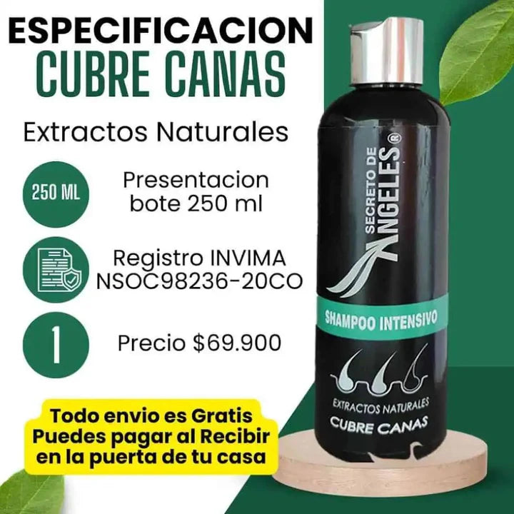 Kit Cubre-Canas Secreto de Angeles🪽 – Color, Fuerza y Revitalización Capilar 3-en-1🌿✨