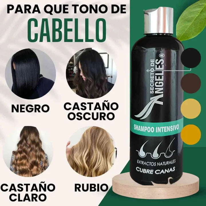 Kit Cubre-Canas Secreto de Angeles🪽 – Color, Fuerza y Revitalización Capilar 3-en-1🌿✨
