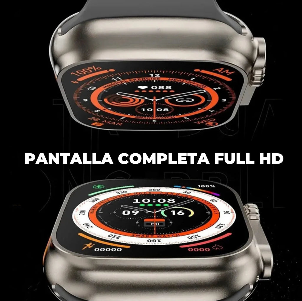 🏆 Smartwatch T24 Champion Edition + 7 Pulseras – Reloj Inteligente con Llamadas Bluetooth