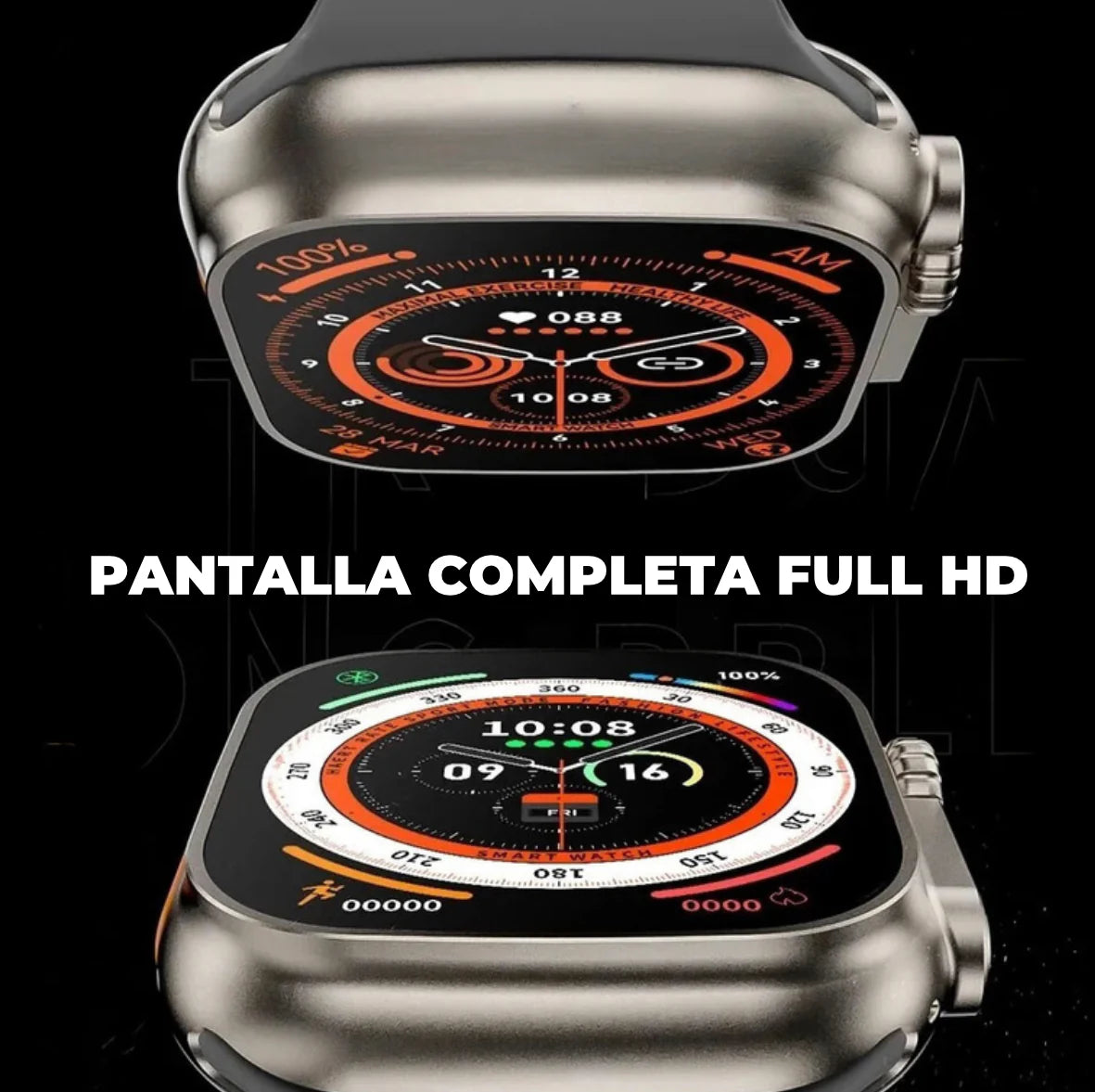 🏆 Smartwatch T24 Champion Edition + 7 Pulseras – Reloj Inteligente con Llamadas Bluetooth