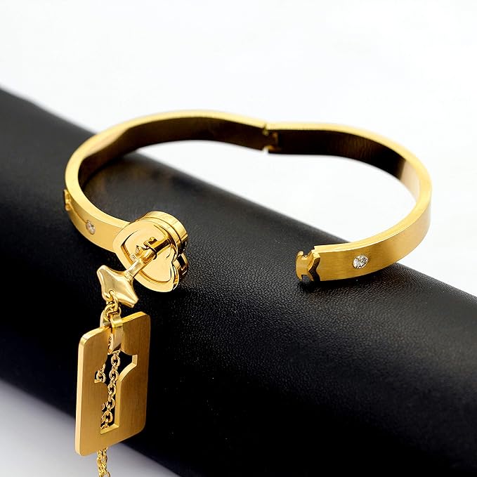 Pulsera Candado🔒 + Collar Amor Candado Llave🗝️ + CAJAREGAL🎁