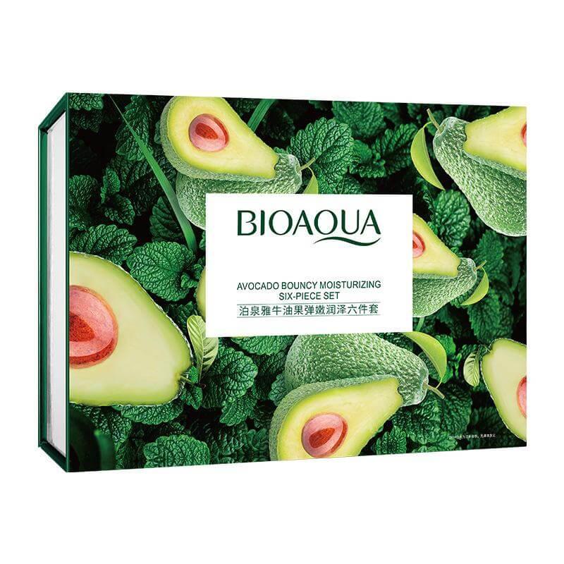 Kit Aguacate Bioaqua🥑- Caja De Lujo x6 Productos - Piel Radiante Todos los Días 🥑✨