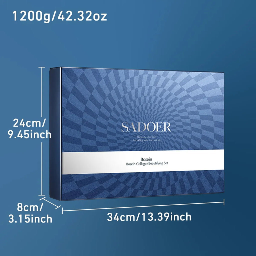 Kit Luxury Sadoer®️💎-Caja De Lujo x7 Productos🖤💙