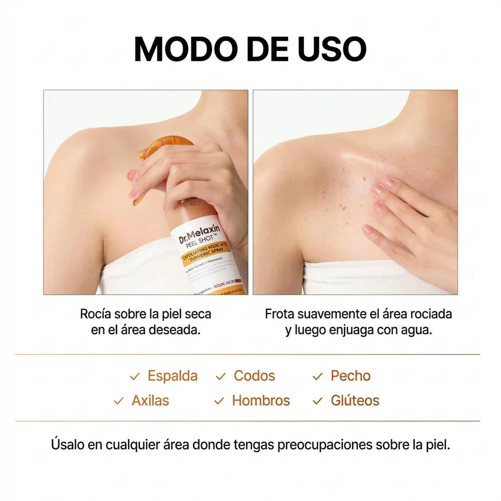 DR. MELAXIN EXFOLIANTE PEEL SHOT (Kojic Acid + Turm)