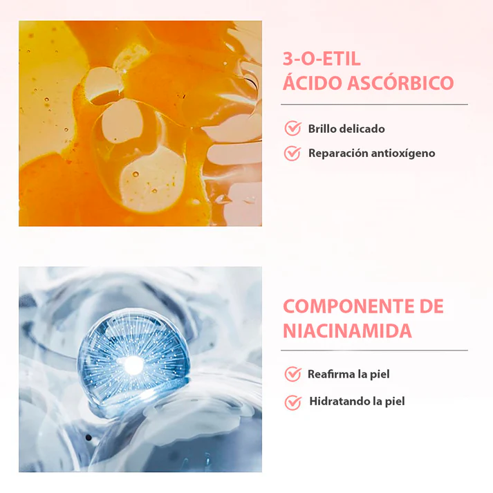 Kit Nicotinamida🧬- Aclarante Reparador - Caja De Lujo Bioaqua x6 Productos – Cuidado Facial – SkinCare