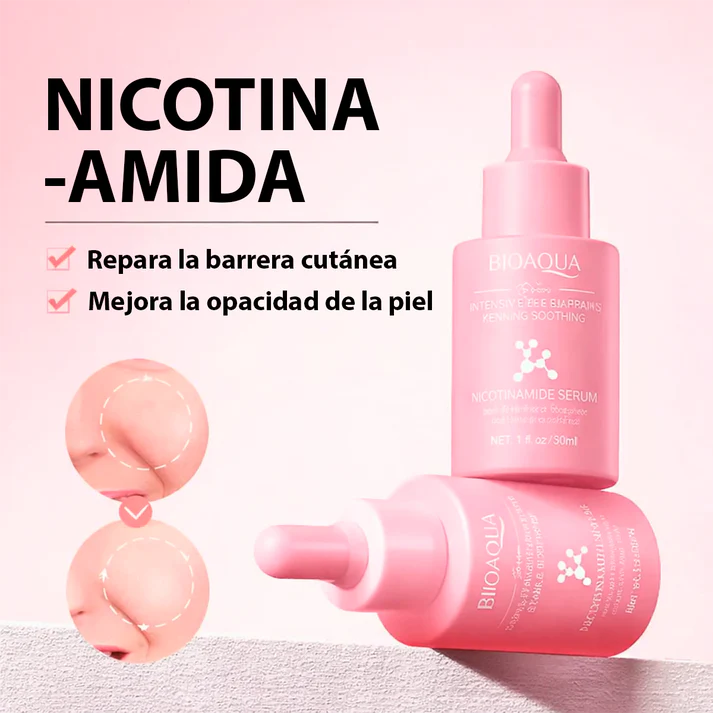 Kit Nicotinamida🧬- Aclarante Reparador - Caja De Lujo Bioaqua x6 Productos – Cuidado Facial – SkinCare