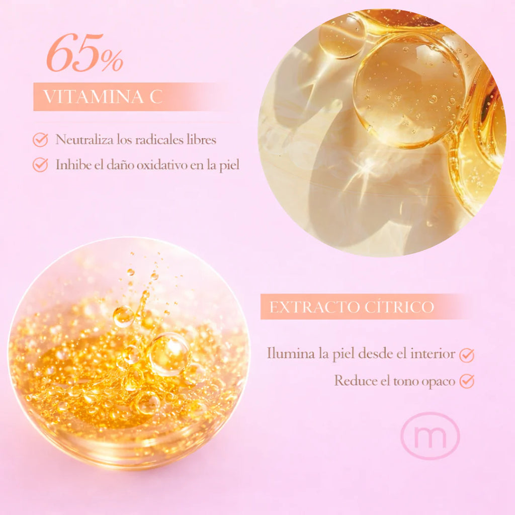 New Kit Vitamina C Bioaqua ®️🍊- Aclarante Reafirmante - Caja De Lujo x6 Productos - Cuidado Facial - SkinCare