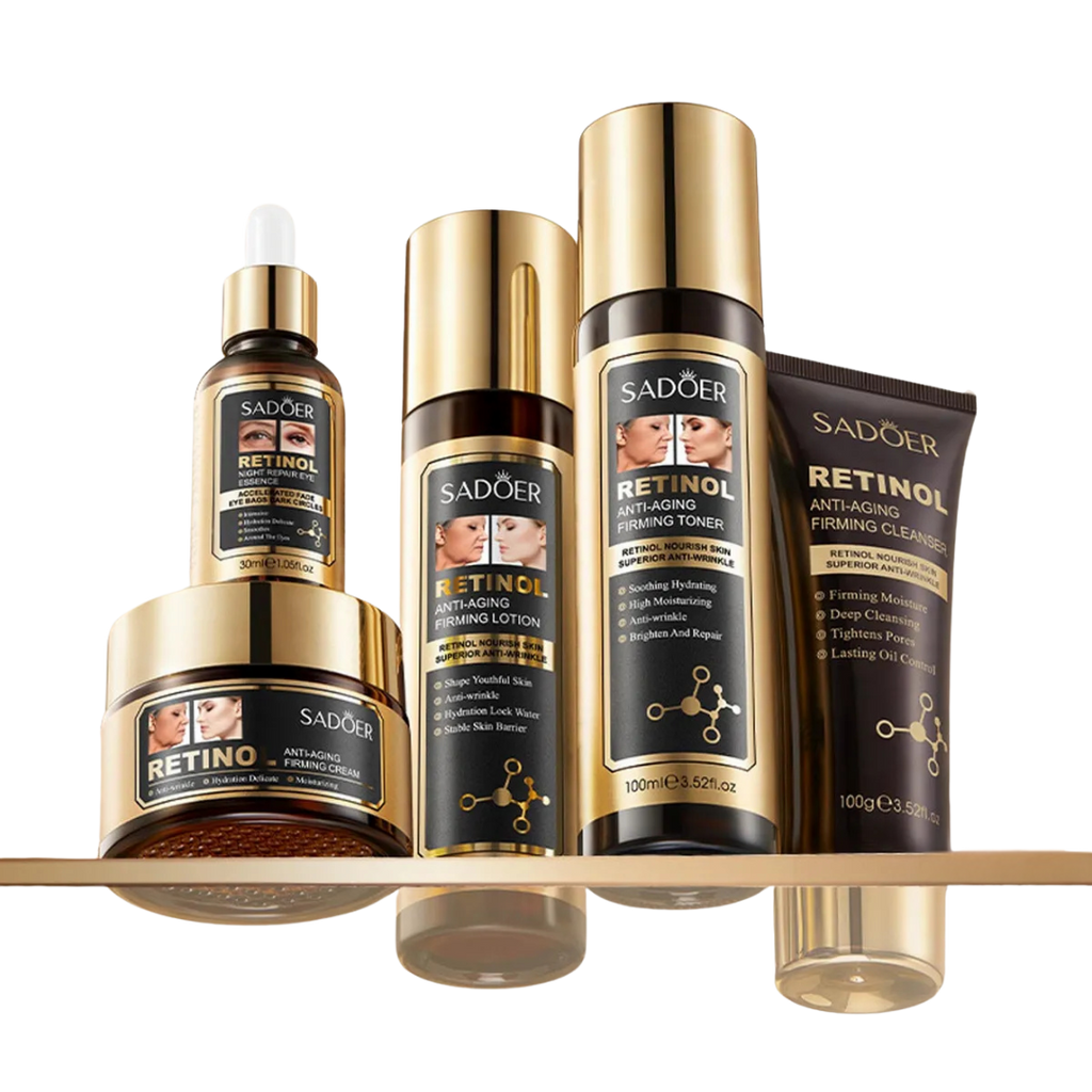 Kit Retinol Sadoer®️🪄- Renovación Celular - Caja De Lujo x5 Productos