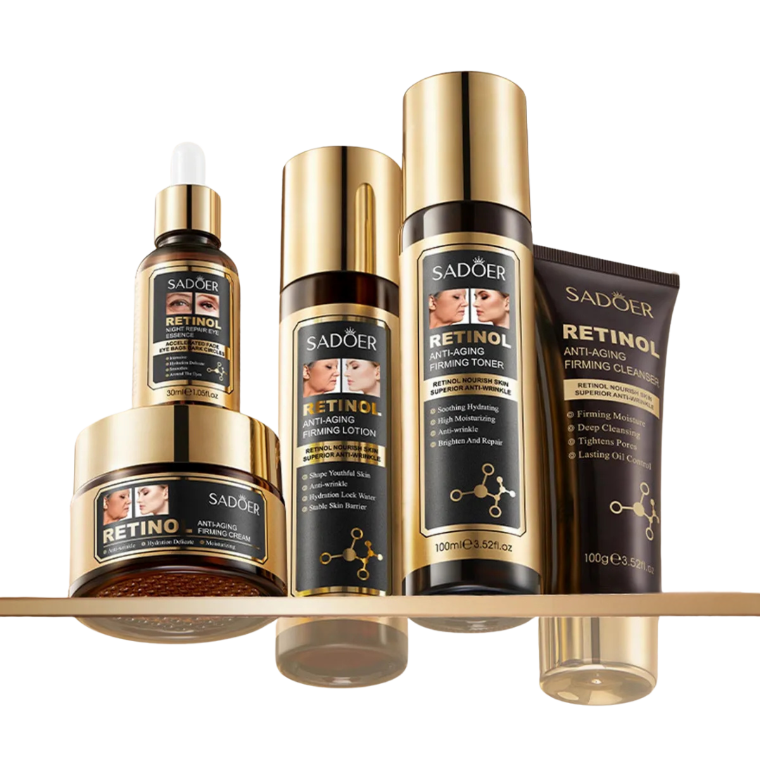 Kit Retinol Sadoer®️🪄- Renovación Celular - Caja De Lujo x5 Productos