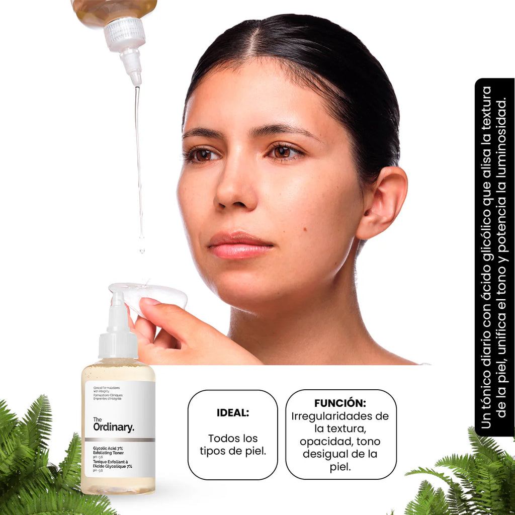 🧴The Ordinary ACIDO GLYCOLICO7%® 240ML 🧪 DESPIGMENTANTE🌘