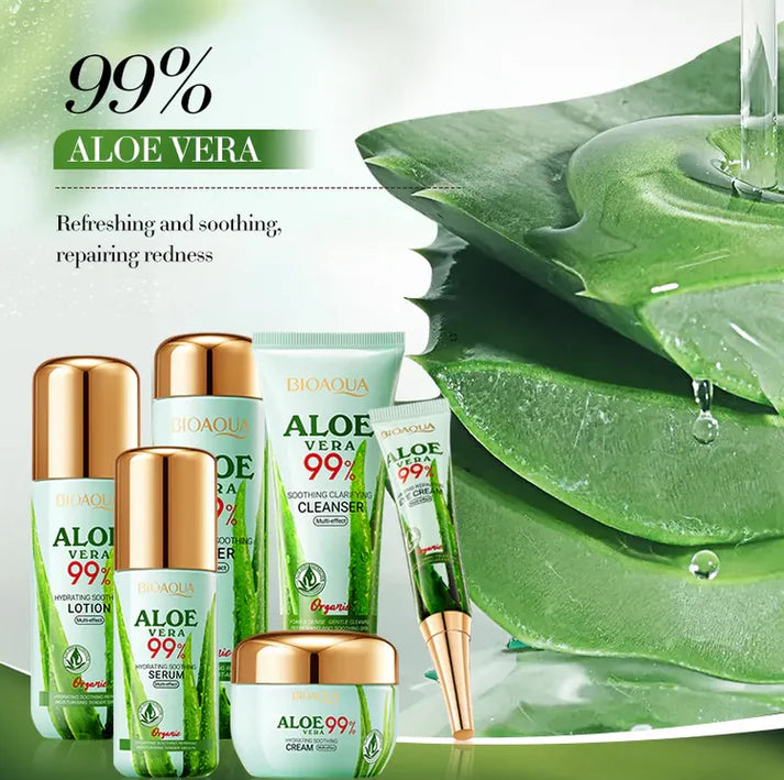 Kit 99% Aloe VERA Bioaqua ®️🪴- Caja De Lujo x6 Productos -  Hidratante, Cicatrizante y Regeneradora