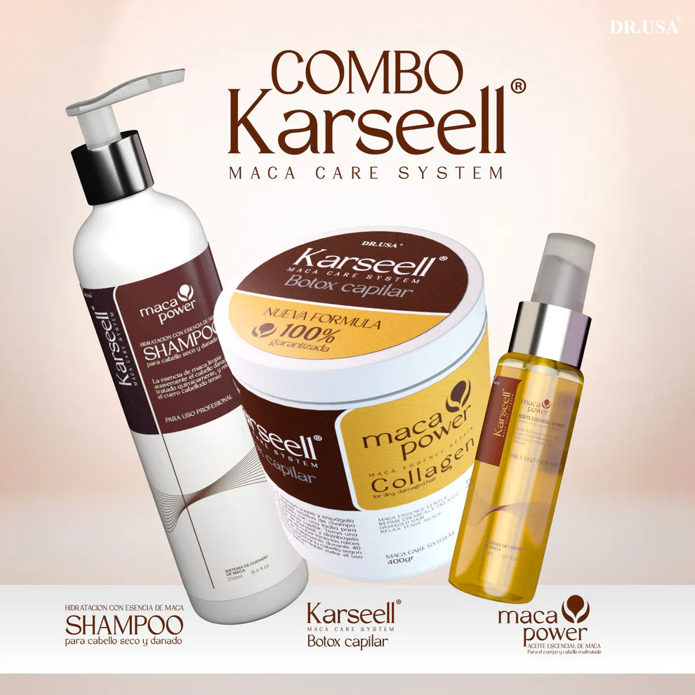 🧴Karseell Pack Cuidado Capilar Completo ¡La Transformación TOTAL! 🌿🌟