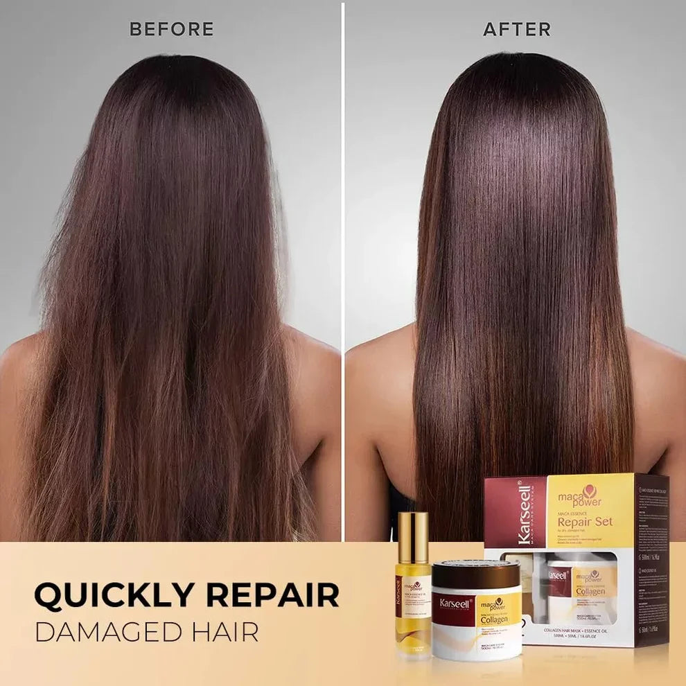 🧴Karseell Pack Cuidado Capilar Completo ¡La Transformación TOTAL! 🌿🌟