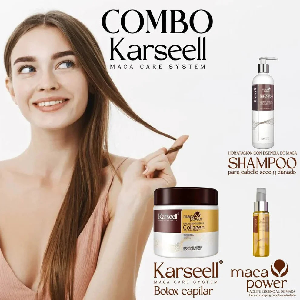 🧴Karseell Pack Cuidado Capilar Completo ¡La Transformación TOTAL! 🌿🌟